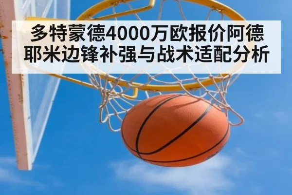 多特蒙德4000万欧报价阿德耶米边锋补强与战术适配分析